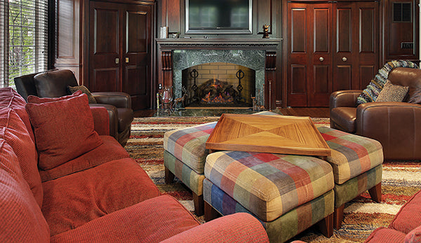 Rapture B-Vent Fireplace - Traditional - Front Open